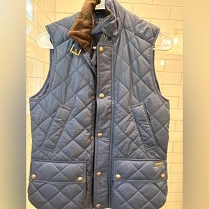 Ralph Lauren Polo Club XS Quilted Vest Classic Blue Sleeveless Jacket